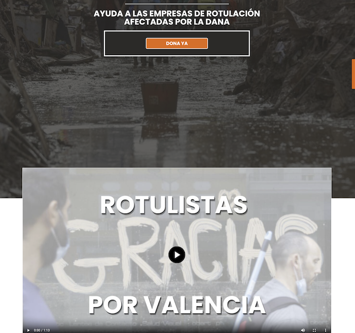 Rotulistas por Valencia: una llamada a la solidaridad en tiempos de adversidad
