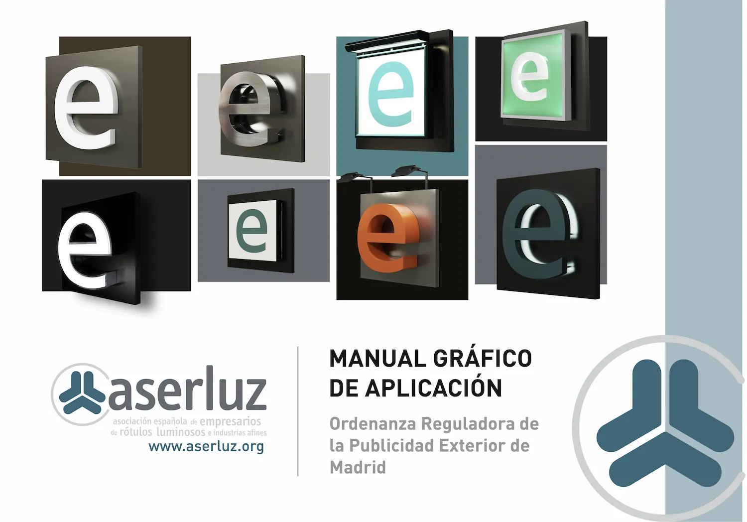 Rótulo en letras corpóreas con iluminación indirecta sobre fachada del hospital Reina Sofía de Murcia