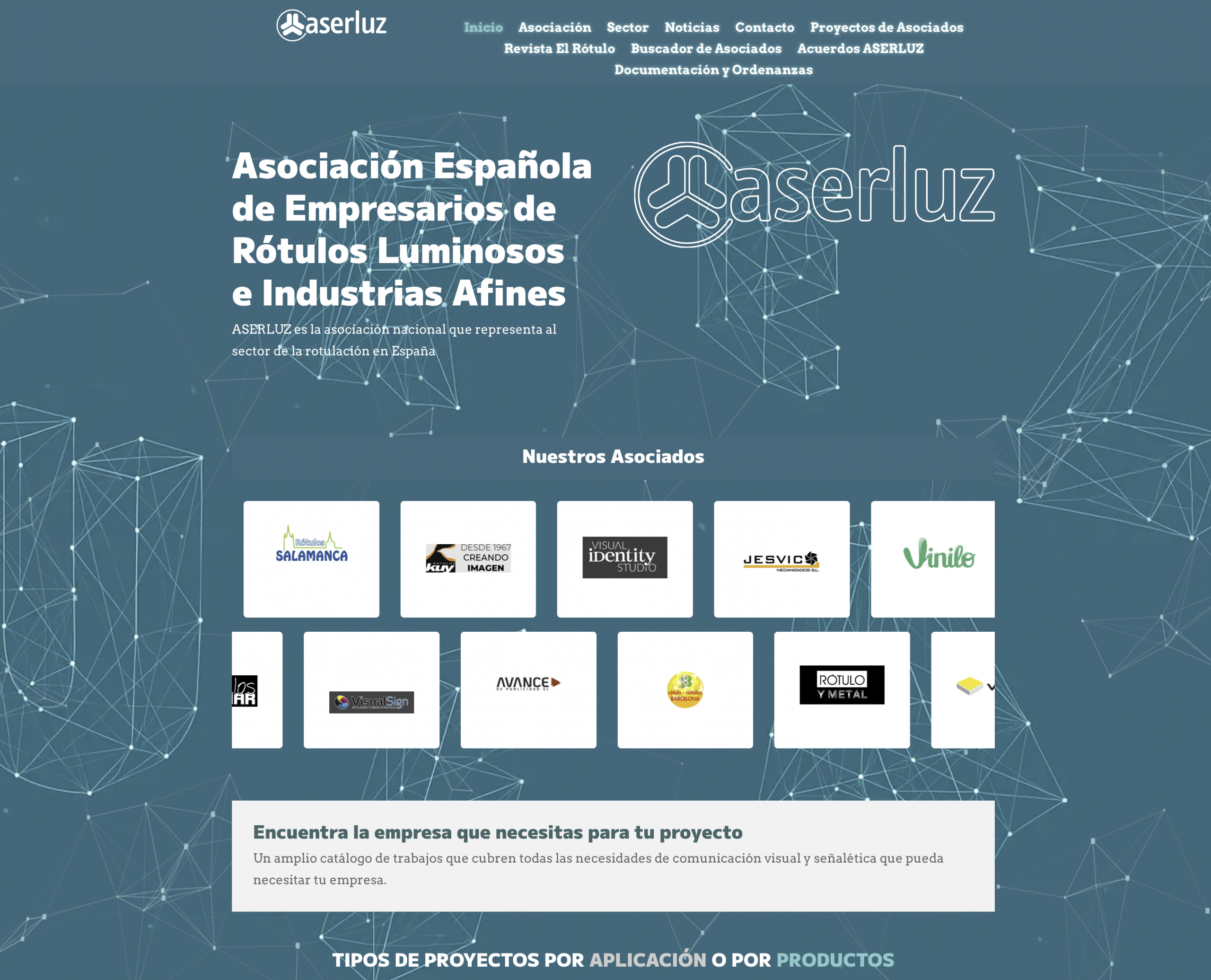 inico de la web de aserluz