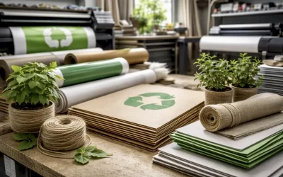 Materiales sostenibles en rotulación: qué soluciones son realmente viables en producción