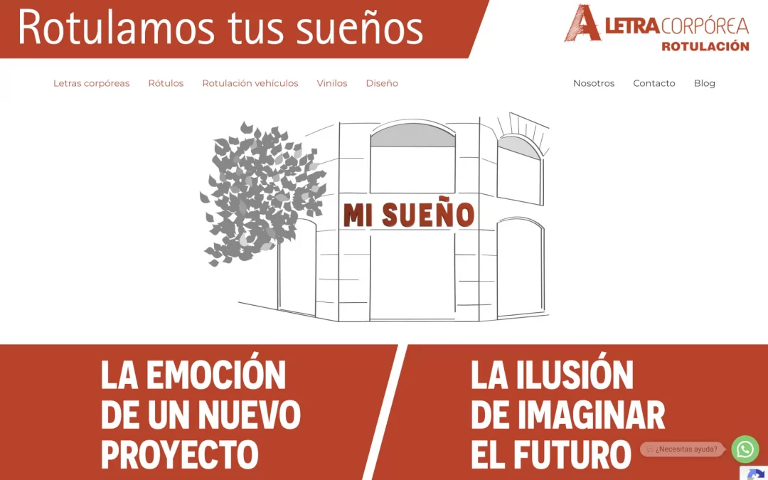 Letra Corpórea refuerza su especialización digital con una nueva web dedicada a servicios de rotulación