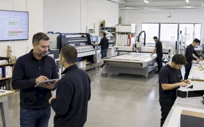 La fábrica inteligente también llega al taller de rotulación